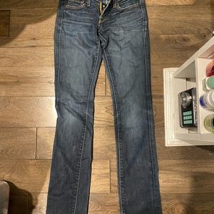 Low rise lucky brand “Charlie Skinny” jeans